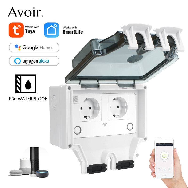 Avoir Tuya IP66 Waterproof Ele - Outdoor Power Equipment Brands ulasan dan harga