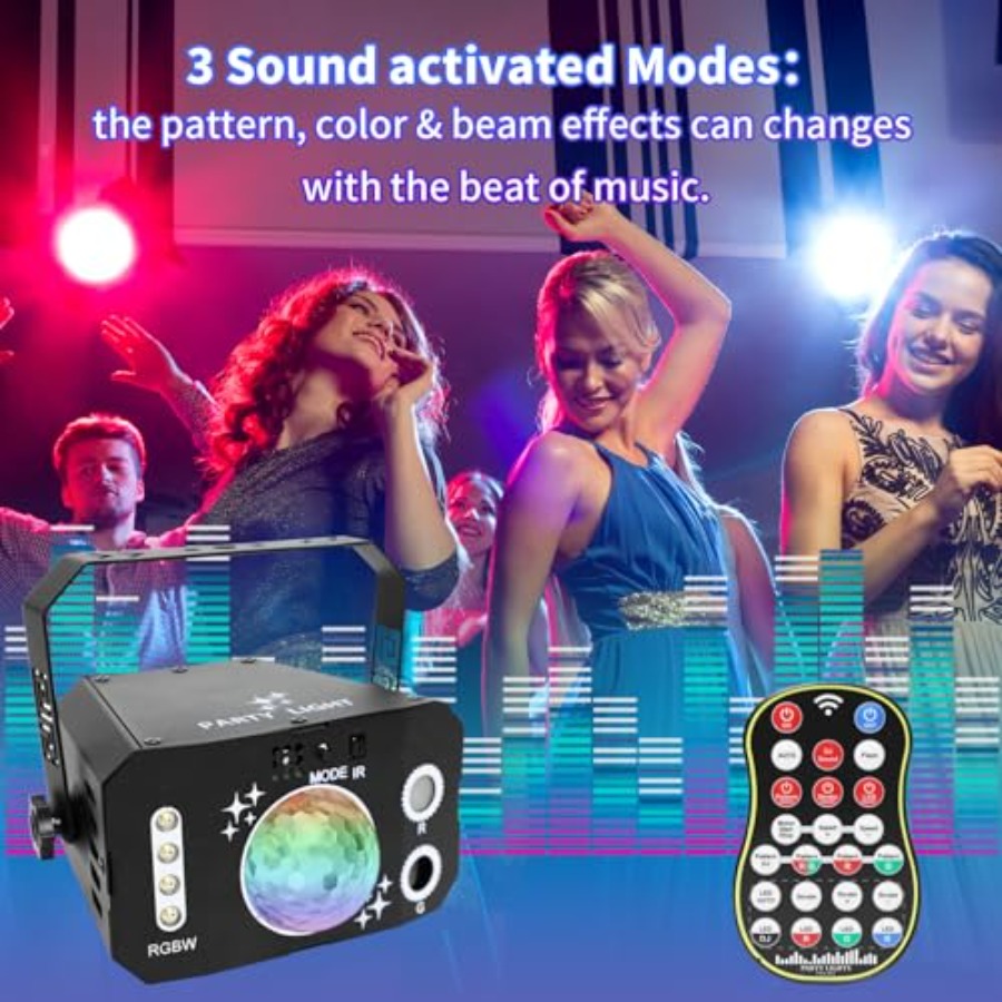 7 Lens Disco Ball LightsUSB Po - Outdoor Solar Power Xmas Lights ulasan dan harga