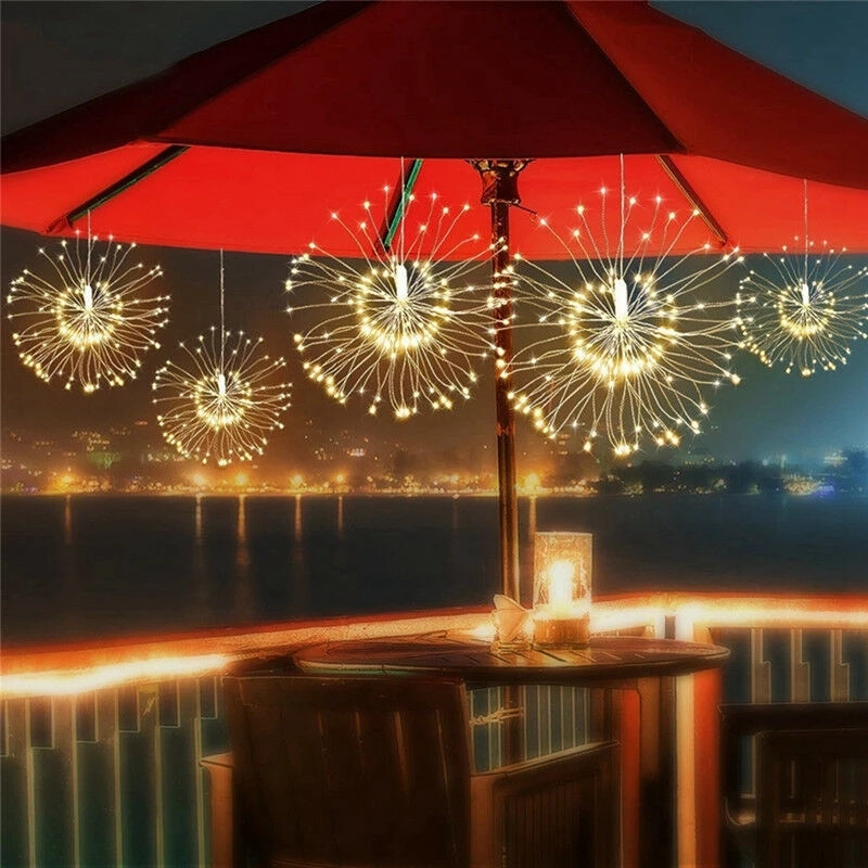 120Led 200 Led Solar Lamp Star - Outdoor Solar Power Xmas Lights ulasan dan harga