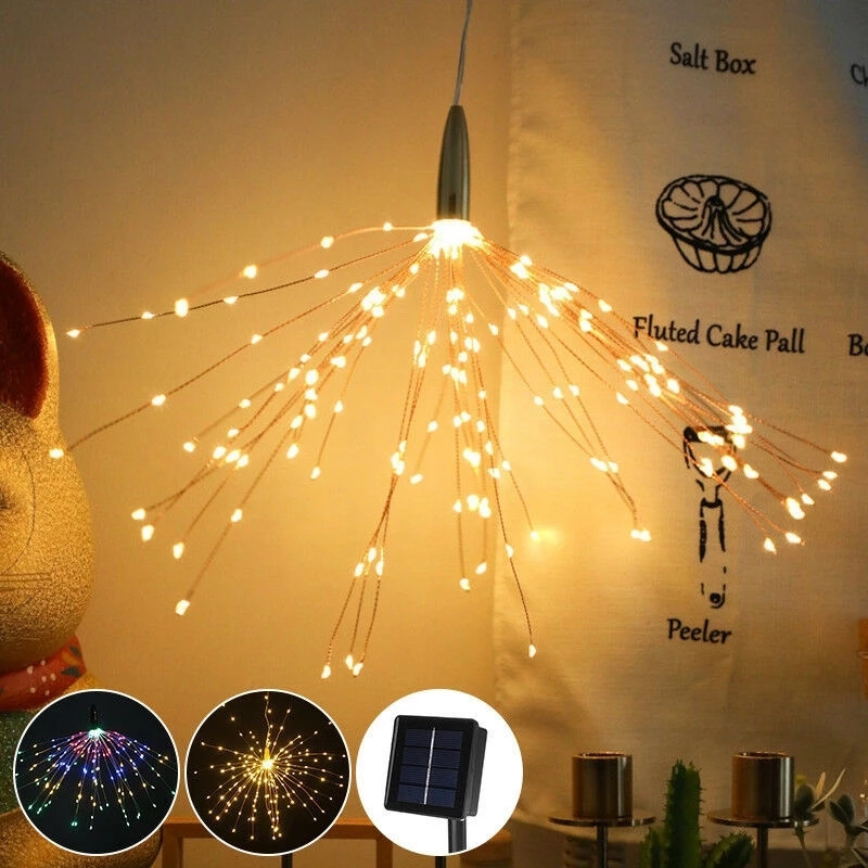 120Led 200 Led Solar Lamp Star - Outdoor Solar Power Xmas Lights ulasan dan harga