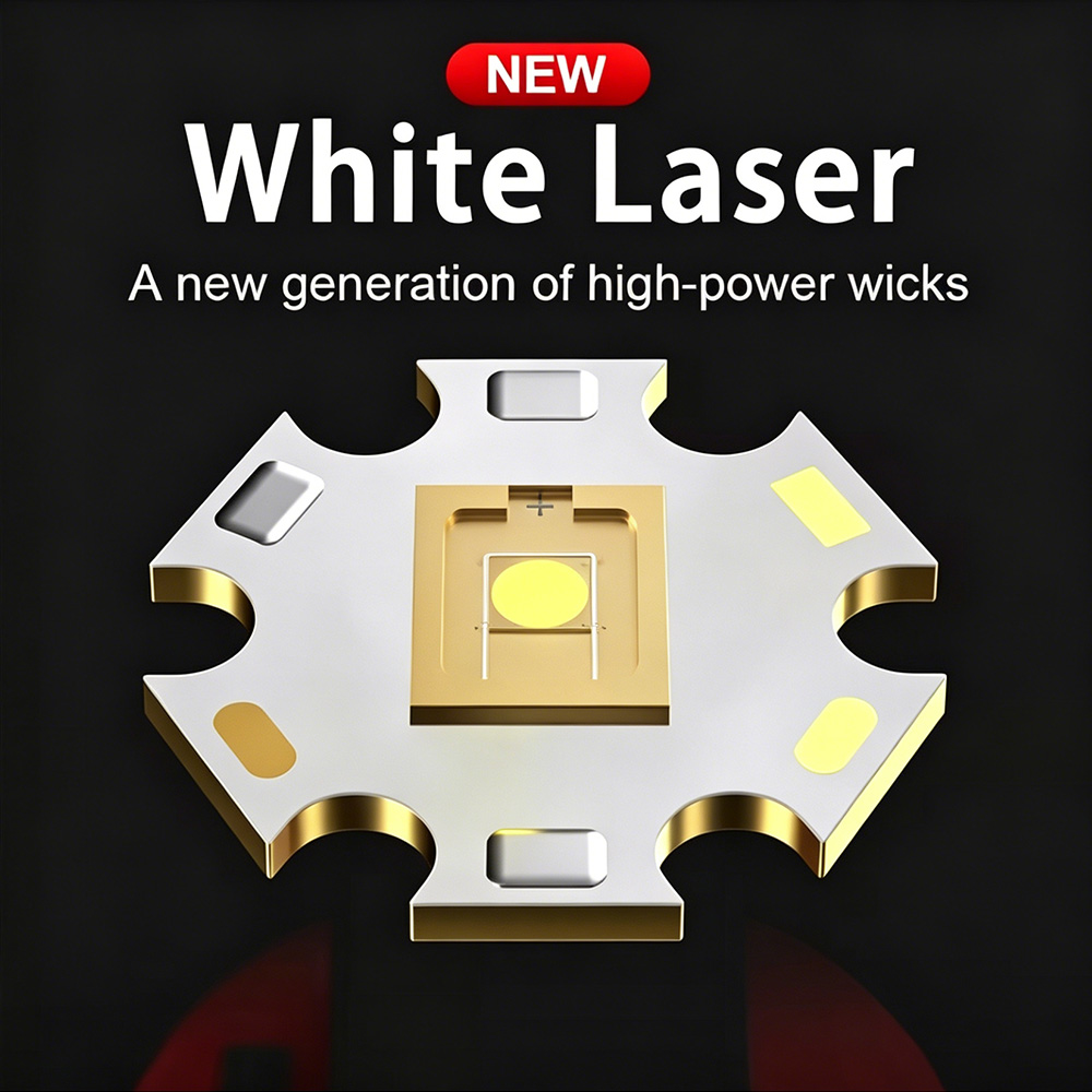 White Laser High Power Flashli - Outdoor Power Bank ulasan dan harga