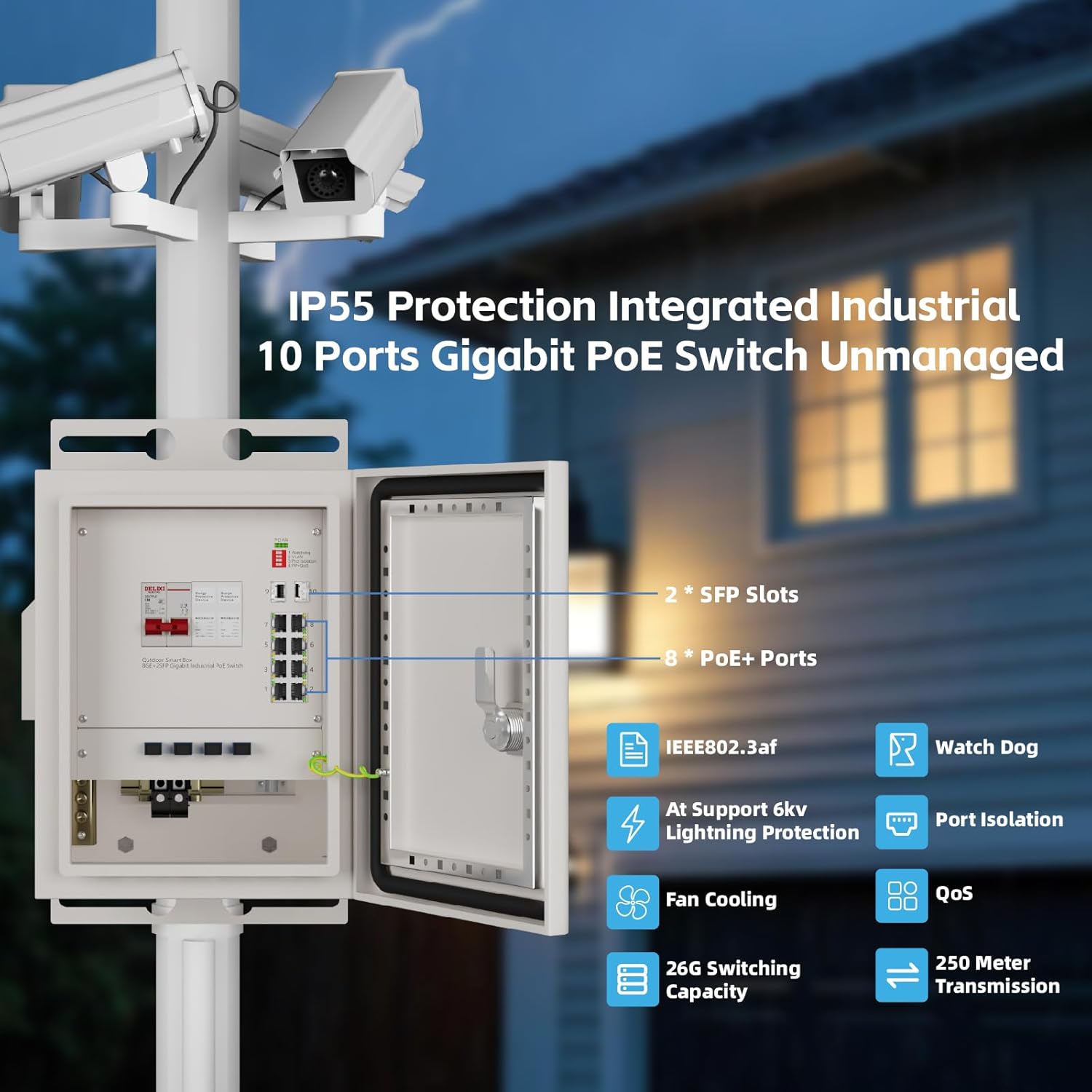 KeepLiNK Outdoor Smart Network - Outdoor Power Box ulasan dan harga