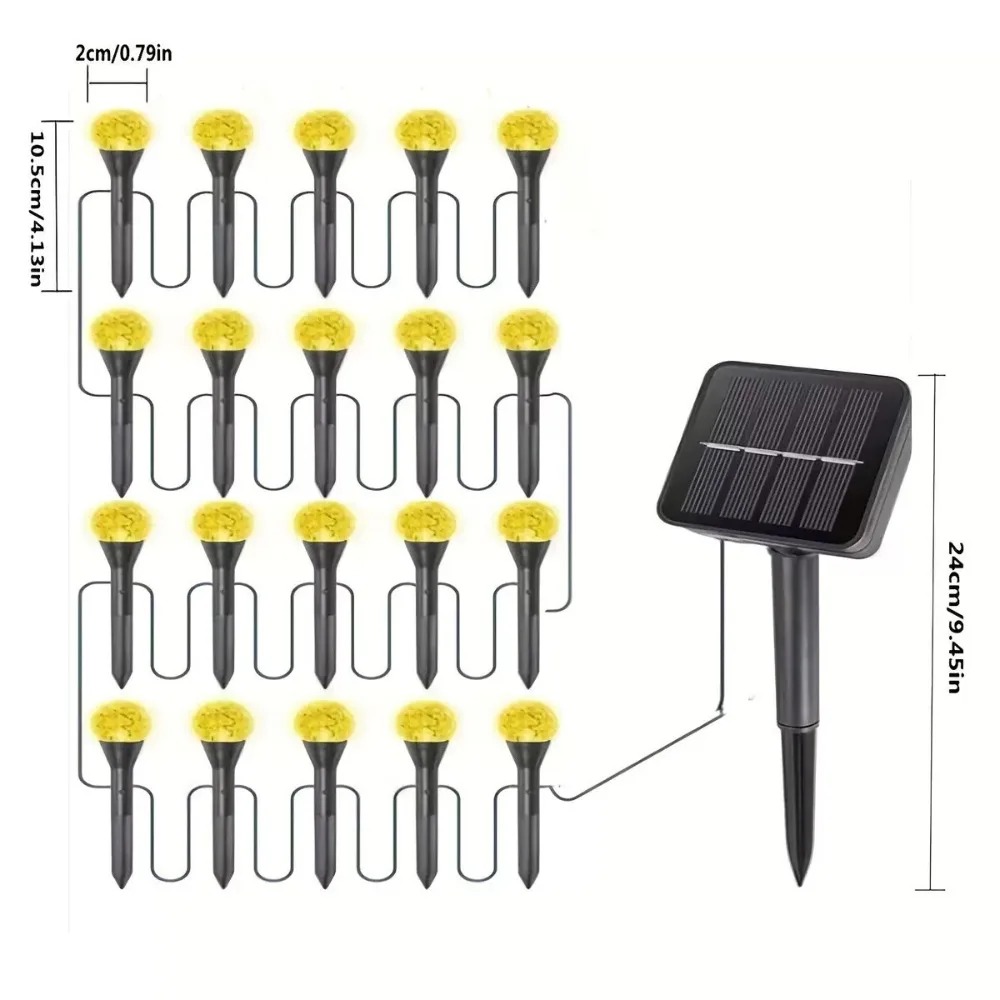 Solar Powered 5M 20LED Outdoor - Outdoor Solar Power Xmas Lights ulasan dan harga