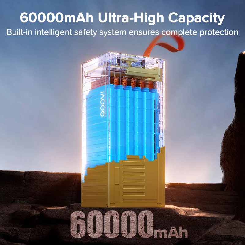 QOOVI 60000mAh Power Bank 22.5 - Outdoor Power Hub ulasan dan harga