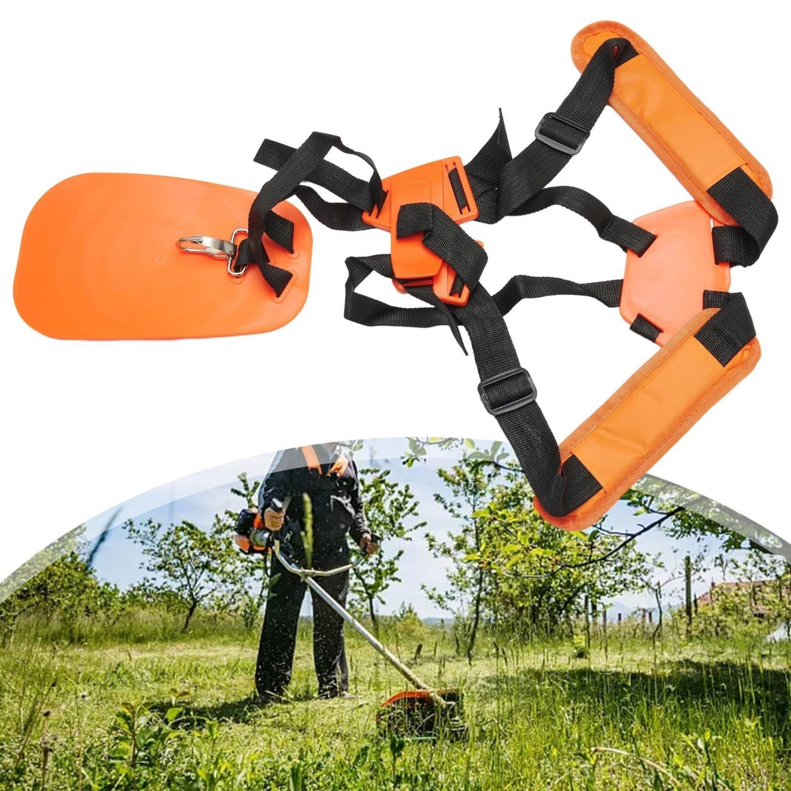 Double Shoulder Trimmer Harnes - Brush Cutter Strap ulasan dan harga